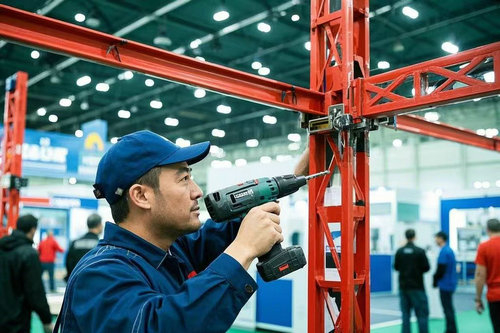 鄭州搭建一個產品推介會桁架的人工費用大概是多少？